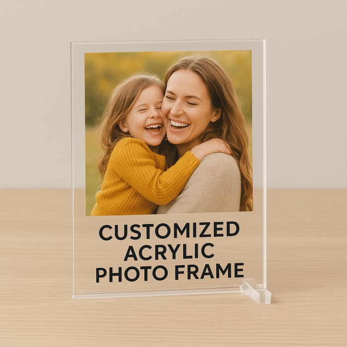 Acrylic Photo Rame Customised Acrylic Photo frame – SIGN STAR